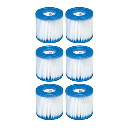 UPC: 0744271361070 | Intex Swimming Pool Easy Set Filter Cartridge Replacement Type H (6-Pack) 29007E