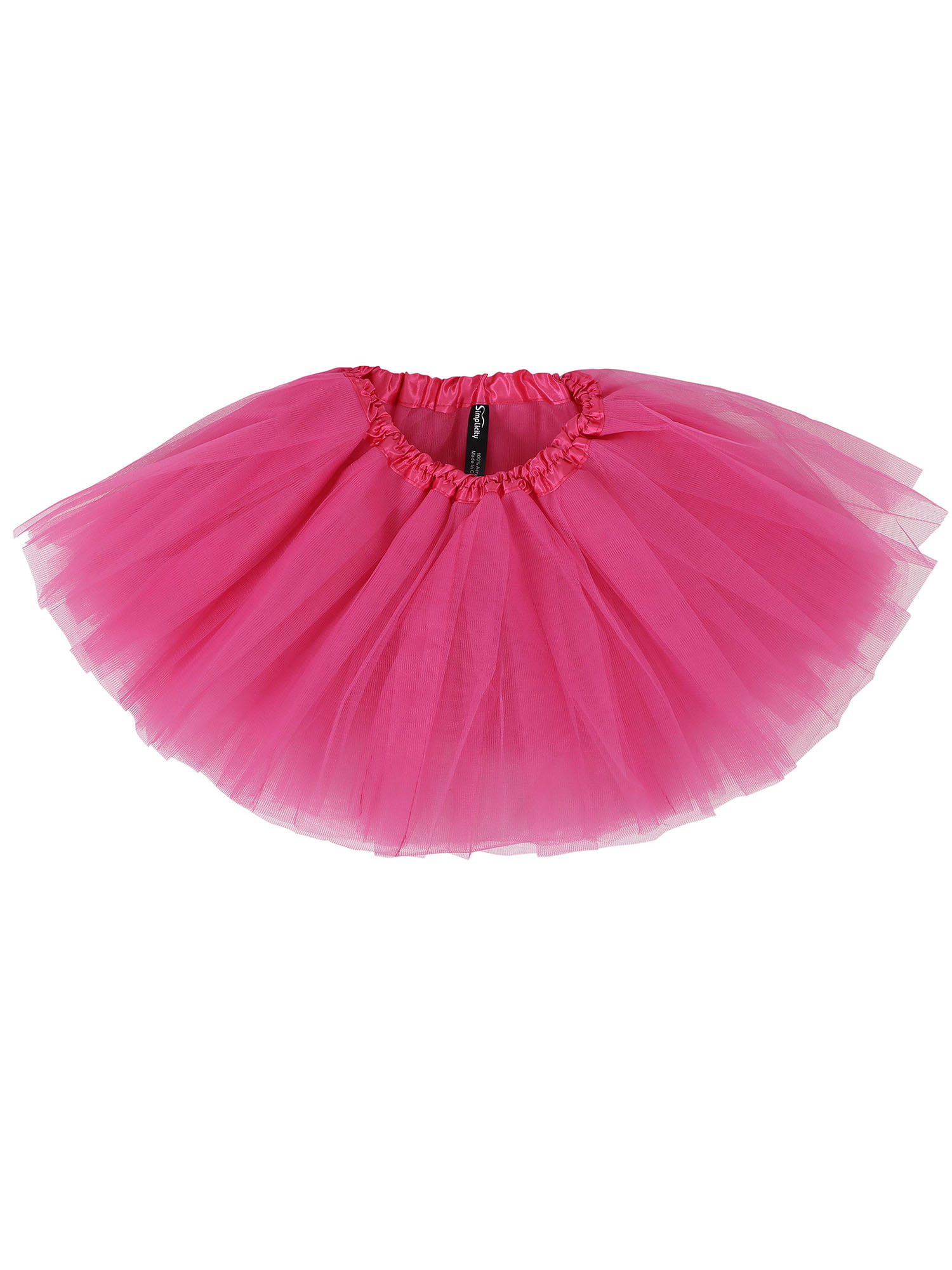 Simplicity Little Girls Dance Dress Up Rose Tutu Skirt for Kids, 2-8 ...