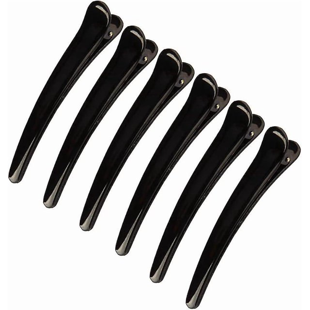 6 Pcs Hair Sectioning Clips, Plastic Hairdresser Clips, Hair Hairdressing Styling Clips for Styling of All Hair Types