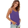 thumbnail image 2 of Livrdious Cami Tank Tops for Women Scoop Neck Adjustable Spaghetti Strap Womens Stretch Loose Fit Summer Flowy Sleeveless Tops, S-2X, 2 of 8