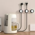 thumbnail image 4 of Usb Charging Cable 3 Sets of Simulated Diamond Cable Organizer Data Cable Fixing Clip Mobile Phone Charging Cable Plug Hook Data Cable Collection Storage Cable Organizer Clips, 4 of 6