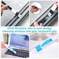 thumbnail image 3 of ENIVING 5PCS Window Cleaning Brush Groove Gap Cleaning Tools Cleaning Brush Hand-held Crevice Cleaner Tools, Corner Crevice Cleaning Brushes for Sliding Door/Shutter/Car Vents/Keyboard, 3 of 7