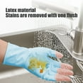 thumbnail image 4 of Premium Dishwashing Gloves 2-Pack - Heavy Duty Rubber Cleaning Gloves with Non-Slip Grip, Waterproof & Thermal Protection for Hot/Cold Water, Durable Kitchen Gloves for Women & Men (Assorted Colors), 4 of 6