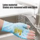 thumbnail image 4 of Dishwashing Gloves Waterproof Rubber | Emulsion Material | Non-Slip Texture | Durable Leakproof | Heat & Cold Resistant | Anti-Microbial | Pack of 2 | 32x15cm | Kitchen Cleaning Laundry, 4 of 6