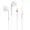 White, variant on MKHSQHDG Today's Deals Earphones in Ear Headphones with Microphone 3.5Mm Wired Earbuds for Ios and Android Smartphones Laptops Mp3 Gaming Walkman