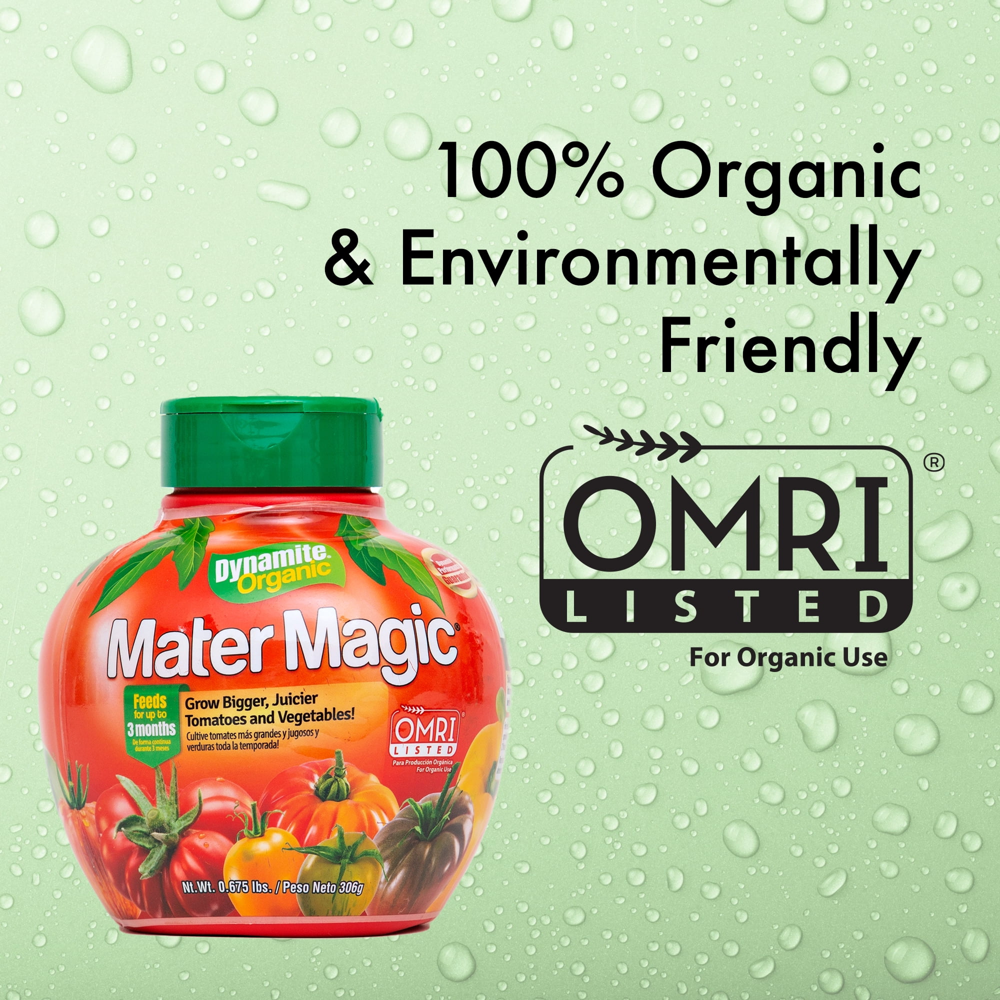 (2 pack) Dynamite Mater Magic Plant Food Natural & Organic 8-5-5 0.675 lb.