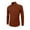 #442-Brown, variant on Handshe Men's Solid Color Corduroy Shirt Jacket, Casual Button Front Collar Pocket Open Front Shirt for Autumn, Fall Casual Outwear Coats,Plus Size