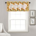 thumbnail image 4 of Cortinas cortas con estampado de girasoles Sincero 137×45cm, 4 of 7