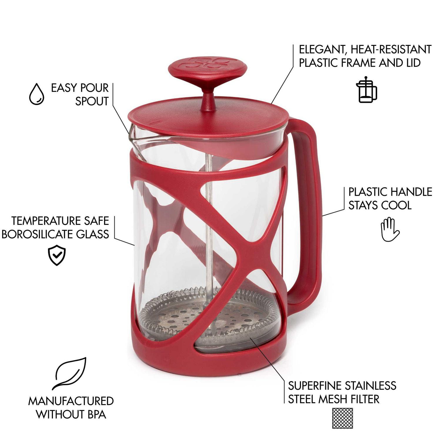 Primula Tempo Cafetière à Piston