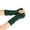 Green, variant on Fgnfyis Winter Gloves for Women Women Knitted Wool Open Finger Half Finger Short Warm Pattern Mittens Black