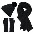 thumbnail image 2 of ZSQDM Scarf Gloves Hat Set for Teen Girls Women or Men Autumn Winter Warm Hat Scarf Gloves Three Pieces beanie for Women Party Hats Scarf Hat or Gloves Tire Valve Stem Caps, 2 of 5