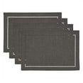 thumbnail image 2 of Fennco Styles Solid Color Laser-Cut Hemstitch Design Table Placemats 13" W x 19" L, Set of 4 - Classic Table Mats for Dining Table Décor, Banquets, Holiday, Family Gathering and, 2 of 13