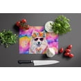 thumbnail image 5 of Samoyed Hippie Dawg Glass Cutting Board Large 12 in x 15 in, 5 of 5
