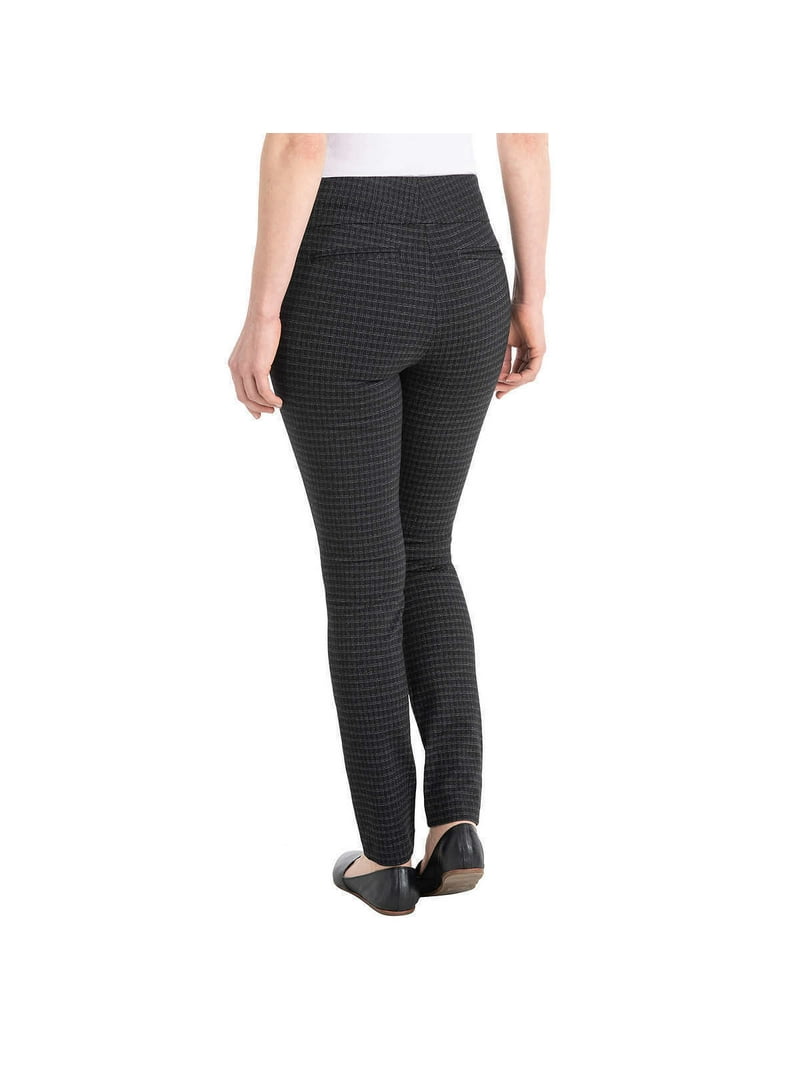 Dalia Ladies' Large, Straight Leg Ponte Pant-Tummy Control