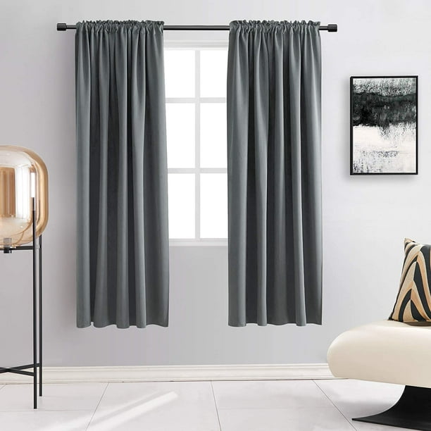 72 Inches Long Room Darkening Curtain, Curtains 72 Inches Long