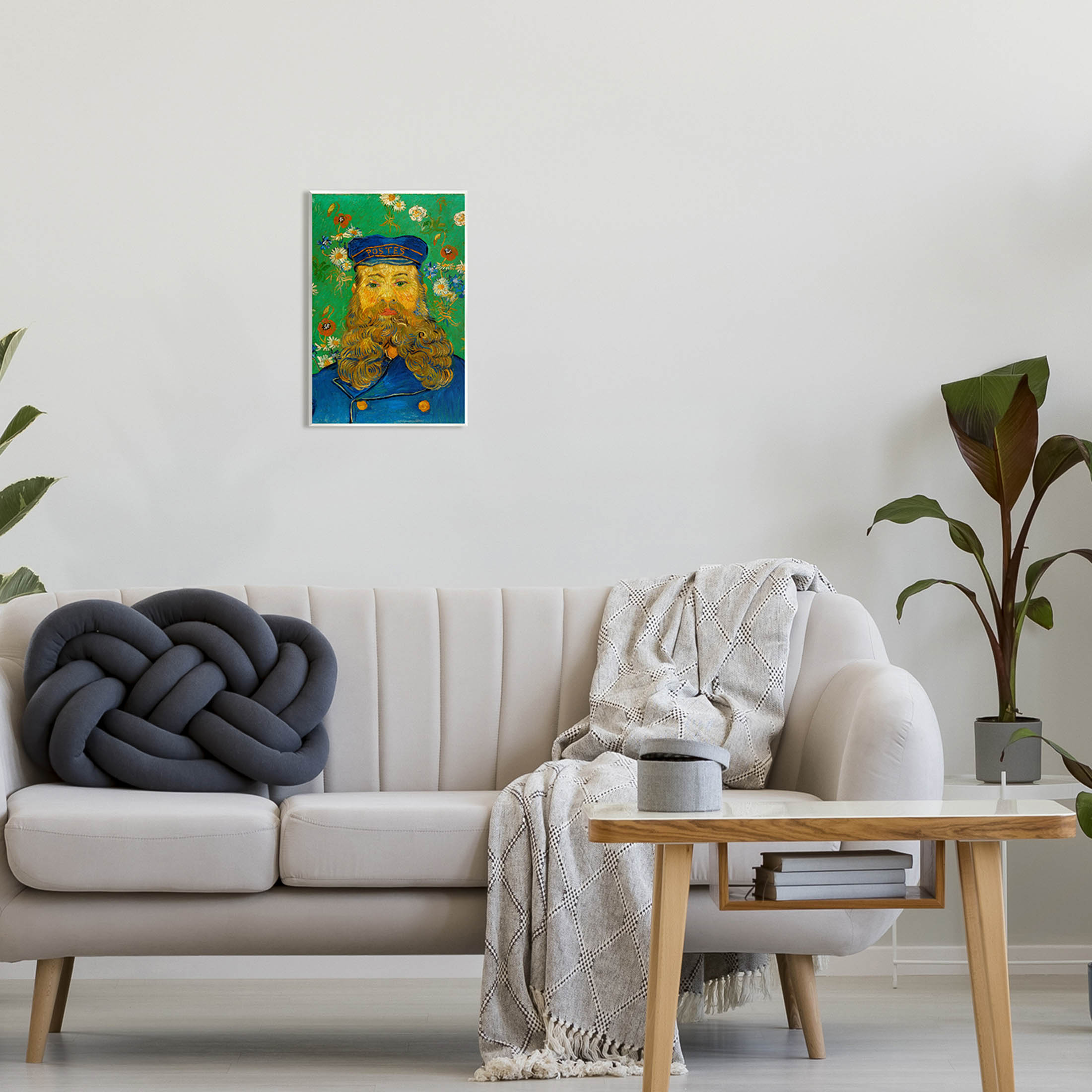 Portrait Of Joseph Roulin Van Gogh Botanical & Floral Painting Unframed Art Print Wall Art
