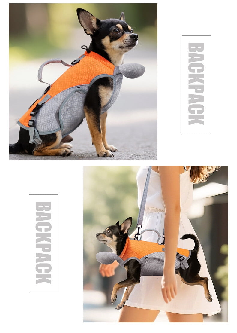 Pet Sling Carrier Bag Dog Puppy Cat Lift Harness Vest Travel Tote Shoulder Bag Pack Breathable Mesh Adjustabled Padded Strap Bag For Dogs Cats