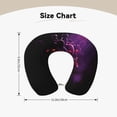 thumbnail image 6 of Lsque Five Nights At Freddy'S Print Travel Pillow Memory Foam - Head Neck Support Airplane Pillow U-Shaped Neck Pillow for Traveling, Car, Home, Office, 6 of 7