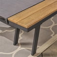 thumbnail image 3 of Afuera Living Outdoor Mesh/luminum Lounge with Side Table Gray, 3 of 26