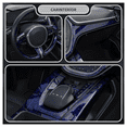 thumbnail image 2 of Vinil Automotriz Fibra De Carbono Impermeable 30x150cm Carbono Azul, 2 of 5