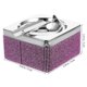 thumbnail image 4 of Automotive Ashtray Ash Tray for Storage 2Pcs Pink Rhinestone Design, 4 of 5