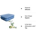 thumbnail image 5 of 2-piece Silicone Ice Cube Mold With Removable Lid, Reusable Freezer Ice Cube Tray For Freezer (dai Blue), 5 of 5