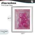thumbnail image 4 of Stupell Industries Cottage Pink Gummy Candy Bear Gray Framed Print Under Glass, 17 x 21, by The Prints Vibe, 4 of 8