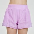 thumbnail image 2 of Cathalem Shorts Girls Girls Athletic Running Shorts Breathable Safety Shorts (Purple,6-7 Years), 2 of 3