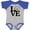 Heather and Royal, variant on Inktastic I Love Pigs 2 Boys or Girls Baby Bodysuit
