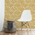 thumbnail image 5 of Tempaper x Novogratz Feather Palm Yellow Peel and Stick Wallpaper Yellow, 20.5" x 16.5', 5 of 9