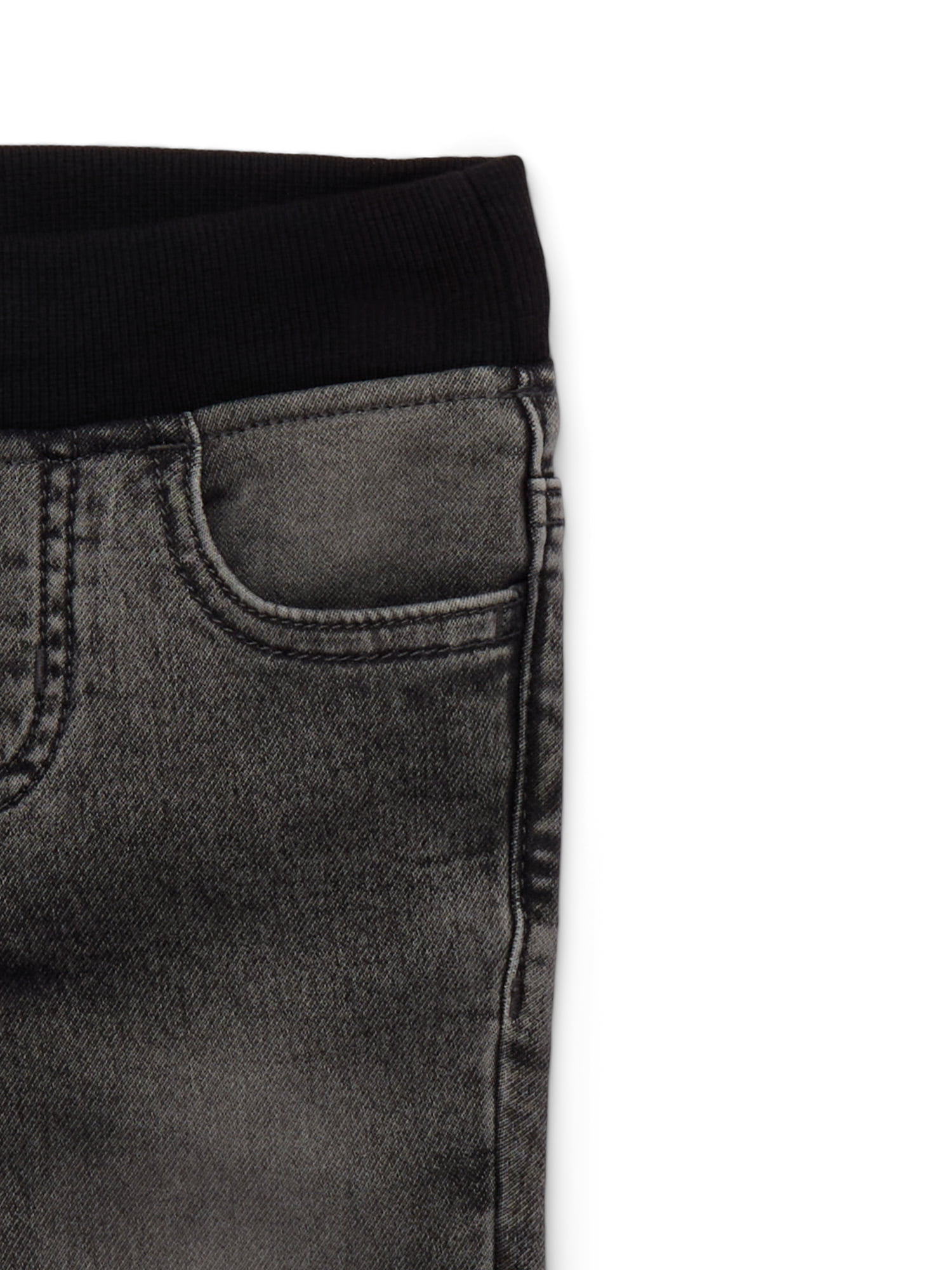 Wonder Nation Toddler Boy's Knit Denim Jeans, Sizes 12M-5T