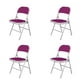 thumbnail image 1 of Sillas Plegables Ilios Innova Con Estructura De Metal Acojinada Color Morado Para Fiesta o Jardín, 1 of 9