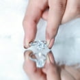 thumbnail image 5 of Rosec Jewels Certified Lab Grown Diamond Solitaire Engagement Ring 2 Carat - 9 mm - EF-VS Grade, 10K White Gold, US 11.00, 5 of 9