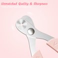 thumbnail image 5 of ZIVACATE Cat Nail Clipper,Cat Nail Trimmer with Safety Guard Professional Stainless Steel Cat Claw Clipper & Trimmer for Small Animals Cats Puppies Kittens Birds Rabbits (Pink), 5 of 7