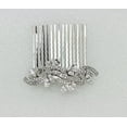 thumbnail image 3 of Faship Gorgeous Clear Rhinestone Crystal Floral Hair Comb, 3 of 4