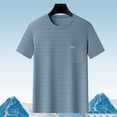 thumbnail image 1 of pstuiky Camisa de manga corta para hombre, Camisa informal de cuello redondo y manga corta para hombre, cómoda y a la moda. ropa de hombre m, 1 of 3