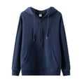 thumbnail image 5 of Men's Autumn New 320g Pure Cotton Terry Loose Solid Color Sweater, 5 of 9