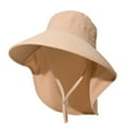 thumbnail image 4 of Sun Hats UPF 50+ Fishing Hat Uv Protection Hat Sun Hats with UV Protection for Hiking Women's Summer Large Hat Visor Visor Neck Outdoor Mountaineering Fisherman Sun Hat, 4 of 4
