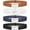 C-black+blue+white+brown, variant on 4 Pack Women Stretch Belt Invisible Elastic Web Strap Belt for Pants Jeans Dresses