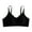 Black, variant on ,Women's Wireless Plunge Sheer Gathering Bras Lace Wireless Push up Bra Seamless Full Coverage Adjustable Strap Bralettes Black S