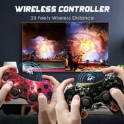 CHENGDAO Wireless Controller for PS3, 2 Pack Game Controller, 6-Axis Motion Sensor