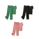 thumbnail image 5 of Qarigey Conjunto de pijama de satén de seda helada para mujer, camiseta de algodón con cuello en V, pantalones holgados con cintura conjuntos de ropa Negro METRO, 5 of 6