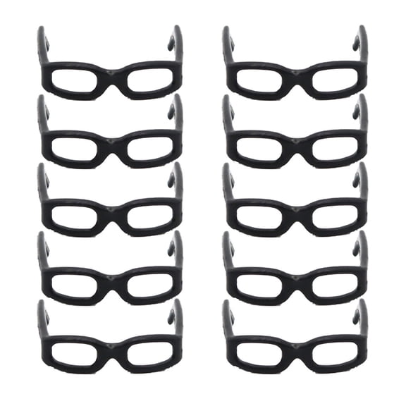 MLINS 60Pcs Mini Doll Glasses Face Decorations Doll Accessories Props
