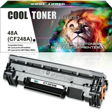 Cool Toner 48A CF248A Toner Cartridge Replacement Compatible for HP LaserJet Pro M15w MFP M29w M28w M15a M28a M29w M29a M16w M16a M29 M29a M30w M31w M28 M31 Printer Ink (Black, 1-Pack)
