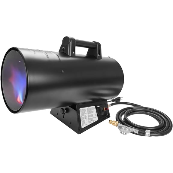 NORTHSKY Portable Forced Air Propane Heater - 10 ft Hose & Regulator Included, Adjustable Torpedo Heater for Garage, Construction Sites, Jobsite, Patio