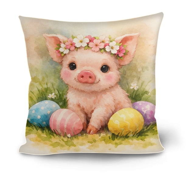 Easter-themed Pillowcase Suitable For Drawing On Holiday Decoration A Gift For Children Easter Gifts For Women/Men/Family