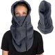thumbnail image 1 of Gorro de invierno para hombre, pasamontañas gris con mascarilla para clima frío, pasamontañas a prueba de viento para deportes al aire libre Rojo Verde, 1 of 5