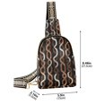 thumbnail image 2 of ALAZA Retro Chains Sling Bag for Women Men Waterproof Crossbody Chest Bags, 2 of 7
