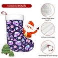 thumbnail image 5 of Yiaed crystal Skull flower cool Print Christmas Stockings, Christmas Stockings Hanging Ornaments, Christmas Stockings for Family Christmas Holiday Decorations, 5 of 7