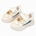 thumbnail image 4 of Kogui Toddler Sneakers for Girls Baby Girls Sneaker Soft Anti-Slip Sole Infant Walkers Shoes Size 4.5 (White,Toddler 4.5), 4 of 6